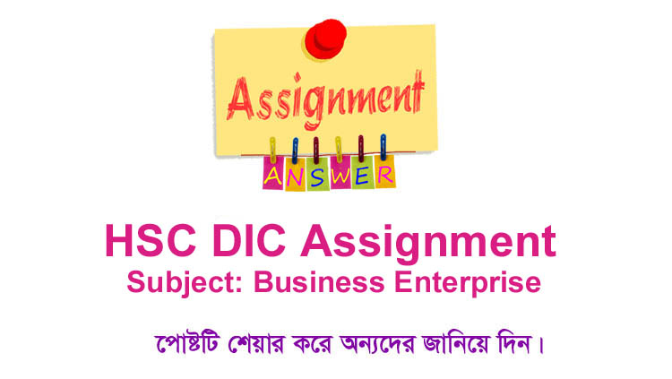 HSC BM Business Enterprise Assignment Answer HSC BM Business Enterprise Assignment Answer