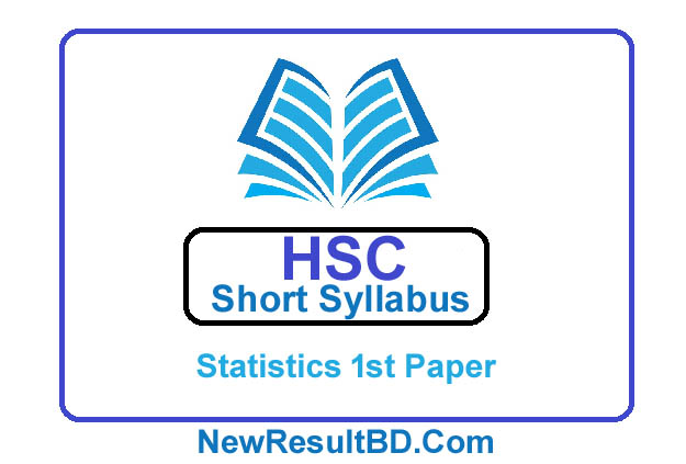 HSC Statistics 1st Paper New Short Syllabus 2021 HSC Statistics 1st Paper New Short Syllabus 2021