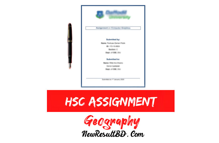 HSC Geography Assignment 2021 & 2022