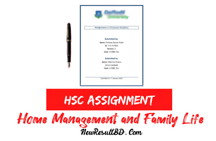 HSC Home Management and Family Life Assignment 2021 & 2022