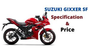 Suzuki Gixxer SF Specification And Price In Bangladesh 2022