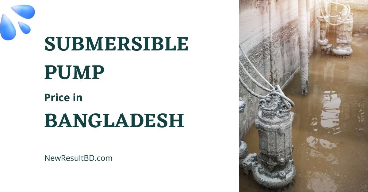 Submersible Pump Price in Bangladesh