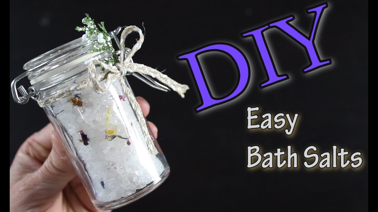 Recipes for Homemade Bath Salts to Reduce Stress and Induce Relaxation
