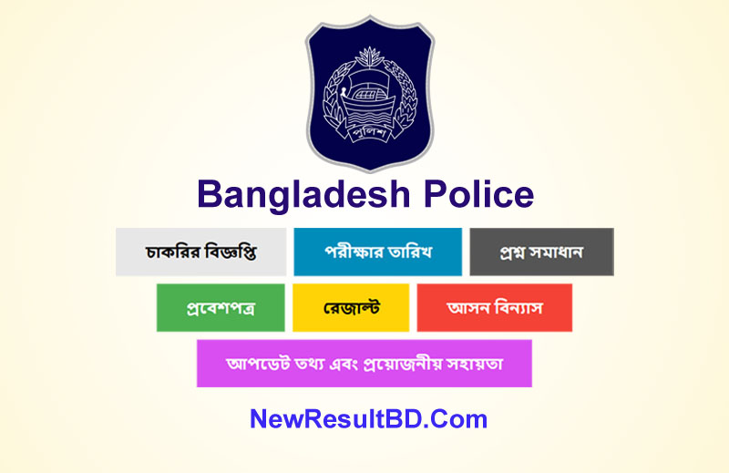 Bangladesh Police SI Job Circular 2024